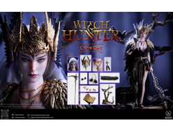 Воронья ведьма (делюкс версия) - Коллекционная фигурка 1/6 Witch Hunter Series The Crow Girl Deluxe Version (WH-005) - POP COSTUME