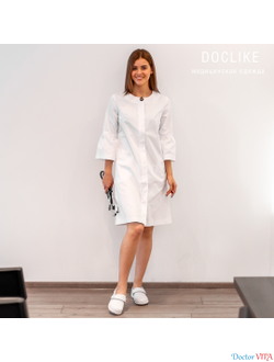 ПЛАТЬЕ DOCLIKE DL301 белое