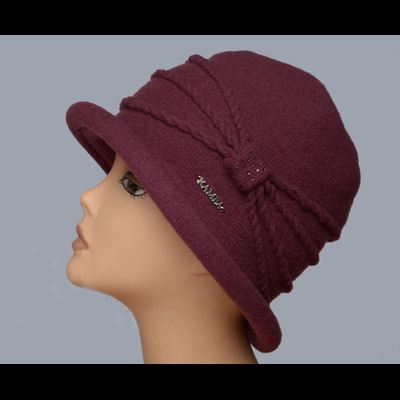 Шляпка вязаная Польша Камея Венеция зимняя фото