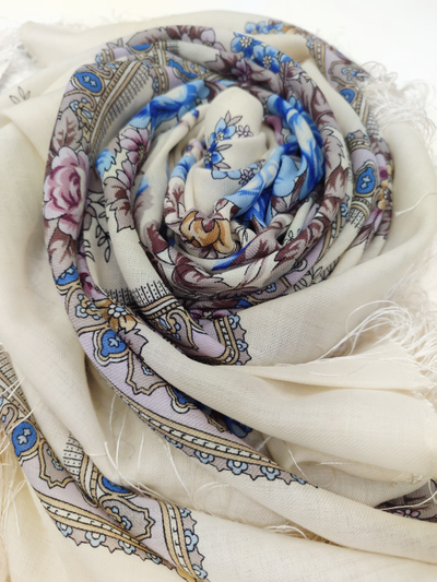 Павловопосадский платок Аромат лета 1432-2