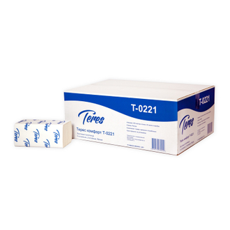 Полотенца бумажные Терес Комфорт 200л, 20пач/кор V-сложения, ения, Т-0221