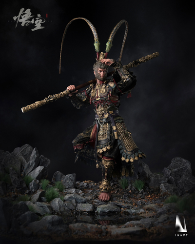 Сунь Укун, Царь Обезьян (Black Myth: Wukong) - Коллекционная фигурка 1/6 The Black Myth: Wukong Great Sage Armor Set (MAG015) - INART
