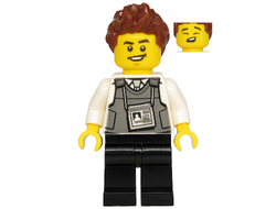 Police - Security Officer, Black Legs, Brown Hair, n/a (cty1135)