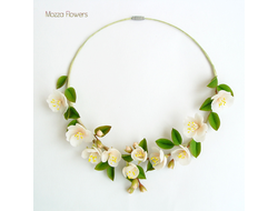 Колье с яблоней "Нежнее нежного".