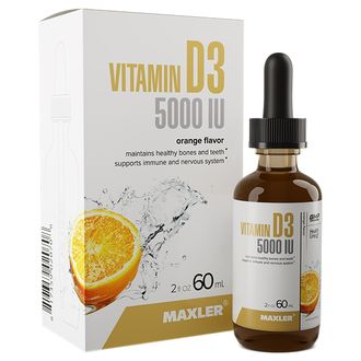 (Maxler) Vitamin D3 5000IU - (60 мл)