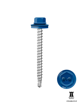 Саморез кровельный DAXMER 4.8х70 RAL 5005 (100 шт)