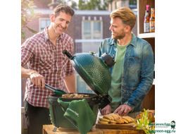 Гриль керамический BIG GREEN EGG MiniMax, 119650