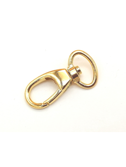 Карабин для сумок, 40*16 мм (под ремень 13 мм) золото