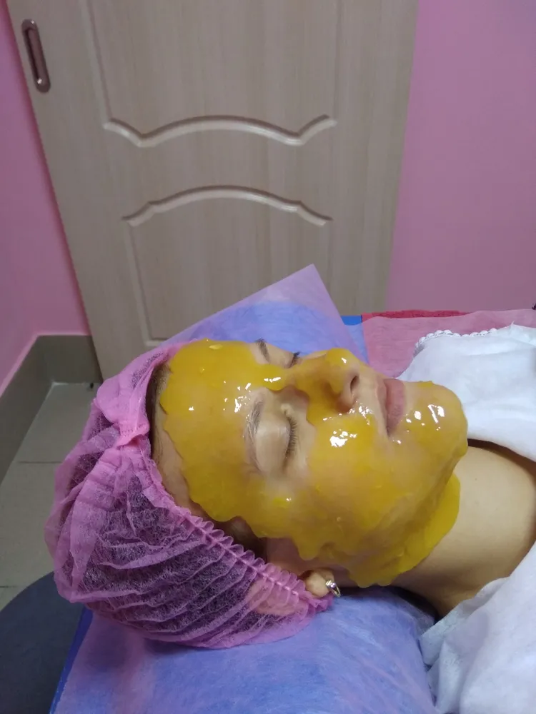 Апельсиновая гелевая альгинатная маска для лица