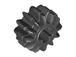 Technic, Gear 12 Tooth Double Bevel, Black (32270 / 4177431)