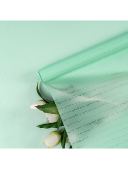 Пленка матовая "Письмо" 57см*10м Тиффани ПР17/3