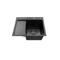 Мойка 65*48 мм, НАНО- ЧЁРНЫЙ, правая AVIVA