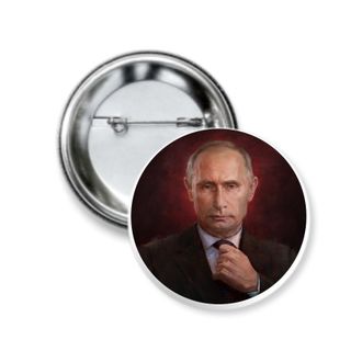 Значок с изображение В. В. Путина № 1
