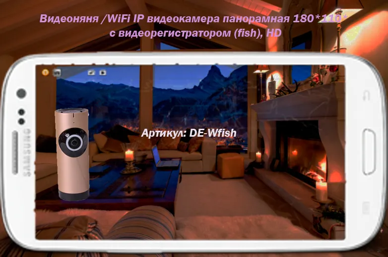Панорамная WIFi видеокамера HD 720p
