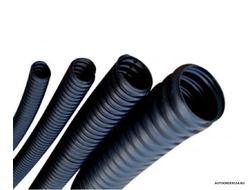 Трубка гофрированная DKC d 28.3мм (черная, разрезная) цена за 25 метров