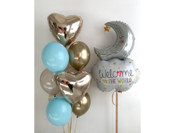 Сет из гелиевых шаров "Светлый месяц"