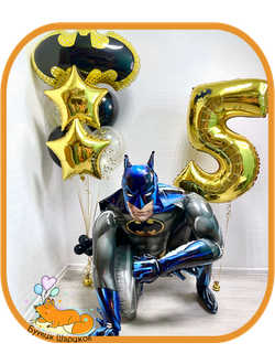 Цифра, Бэтмен и фонтан