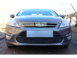 Защита радиатора Ford Mondeo IV 2010-2014 с парктроником black