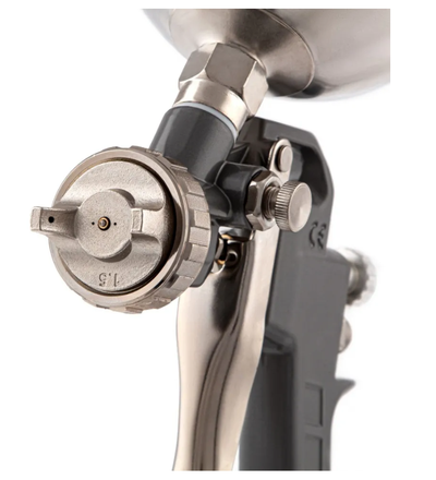 Краскораспылитель пневматический Matrix с верхним бачком V= 0,6 л, сопла диаметром 1.2, 1.5 и 1.8 мм