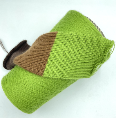 Cariaggi SOFFIO 2/60 кашемир 100% 3000 метров в 100 граммах 731844 лайм