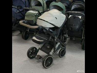 Детская коляска 3 в 1 Luxmom F2 Серый (Экокожа)