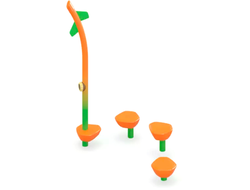 2355.6 Спортивный элемент «Кочки и палка» тип-6