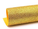 Фоамиран глиттерный Premium, толщина 2 мм, 20*30 см, цвет золото (№26)