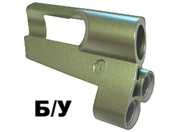 ! Б/У - Technic, Panel Fairing # 6 Small Short, Large Hole, Side B, Metallic Green (32528 / 4157264) - Б/У