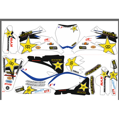 Yamaha YZ YZF 2006 - 2009 Rockstar #971