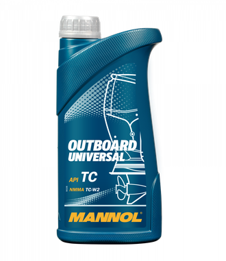 Моторное масло MANNOL Outboard Universal MN7208-1 1L (Минеральное)