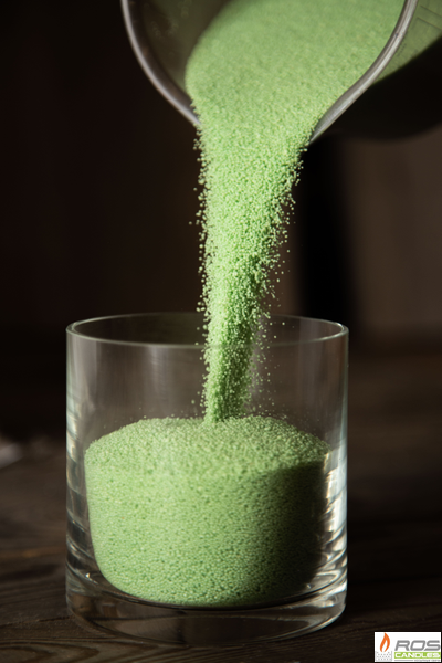 Насыпная свеча "Цилиндр 15 см", зелёная "Зелёный"