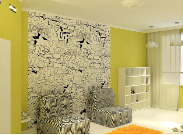 Варианты наклейки обоев. Необычная оклейка стен обоями. Можно ли клеить обои в комнате. Разные обои в гостиной. Фотообои на стену с телевизором.