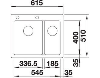 Мойка Blanco PLEON 6 Split, 521696