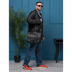 Кожаная мужская сумка Madruzzo black (арт. 5068-01)