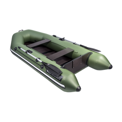 Моторная лодка Аква 2800 СК (киль) зеленая - mnelodku.ru
