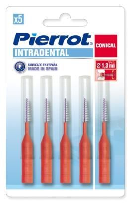 Ершики межзубные 1,3 мм, красные, Conical Interdental, Pierrot, 5 шт.