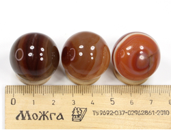 Шар Сердолик в Ассортименте, Ботсвана (25 мм, 22 г) №25813