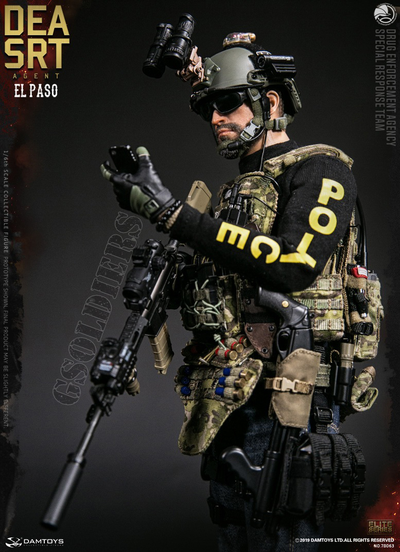 Агент группы Эль-Пасо ФИГУРКА 1/6 scale DEA SRT Special Response Team AGENT EL PASO 78063 DAMTOYS