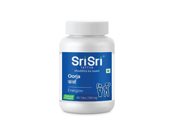 OORJA (Урджа) энергетический тоник SHRI SHRI AYURVEDA, 60 ТАБ.