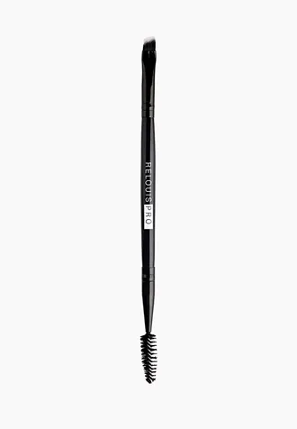 Кисть косметическая двусторонняя для бровей RELOUIS PRO Brow&Eyeliner Brush