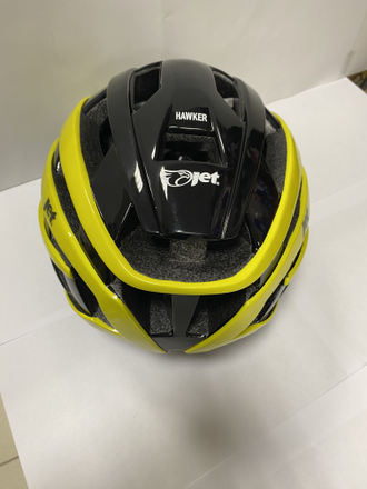 Шлем JET HAWKER, Black/Yellow