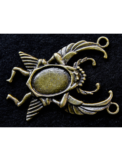 Основа-подвеска, 51х38 мм, для кабошона 18х13 мм