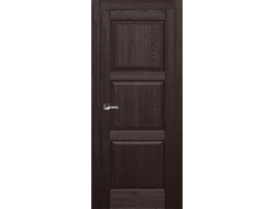 Дверь брашированный массив, цвет венге