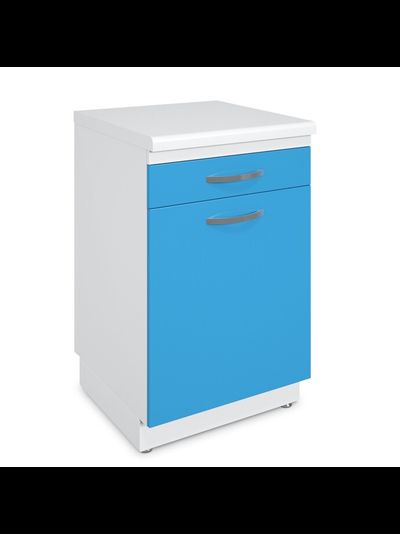 Тумба медицинская с ящиками на подиуме ТМЯ-1.0