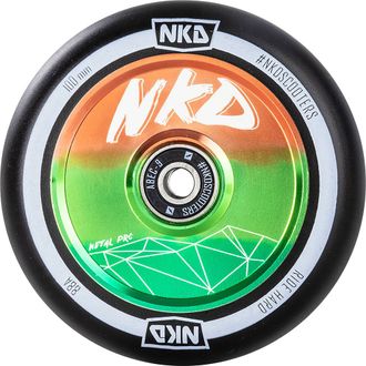 Купить колесо NKD Metal Pro (Green) 100 для трюковых самокатов в Иркутске