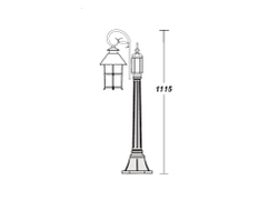 Садово-парковый светильник серии  Caior  l(55см)