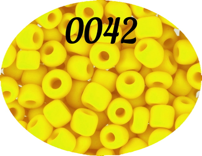 Бисер Zlatka 8/0 10гр цвет № 0042 желтый