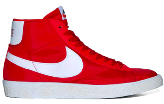 Nike blazer red outlet swoosh