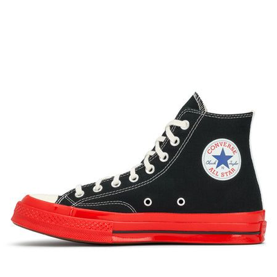 черные кеды Converse Comme des Garcons с красной подошвой a01793c