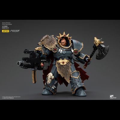 Хварл Красный Клинок, Ярл Космических Волков (Warhammer Horus Heresy) - КОЛЛЕКЦИОННАЯ ФИГУРКА 1/18 Space Wolves Hvarl Red-Blade (JT00140) - JOYTOY